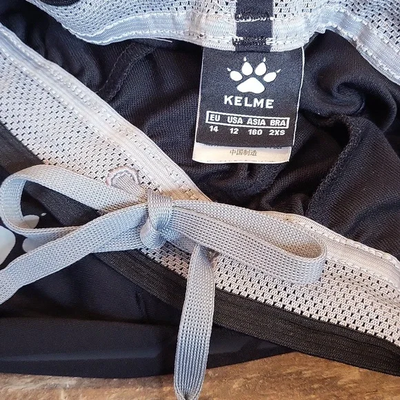 KELME Elastic Drawstring Waist Sports Training Pants, Size 12 Youth - Picture 8 of 11